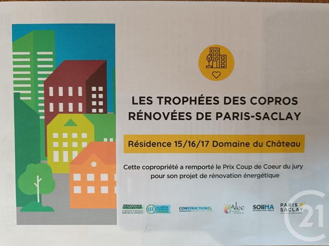 Appartement F3 à vendre - 3 pièces - 64.0 m2 - CHILLY MAZARIN - 91 - ILE-DE-FRANCE - Century 21 Agence Du Centre